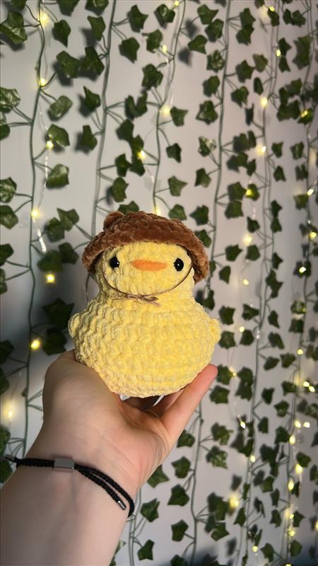Ducky in Bear Hat