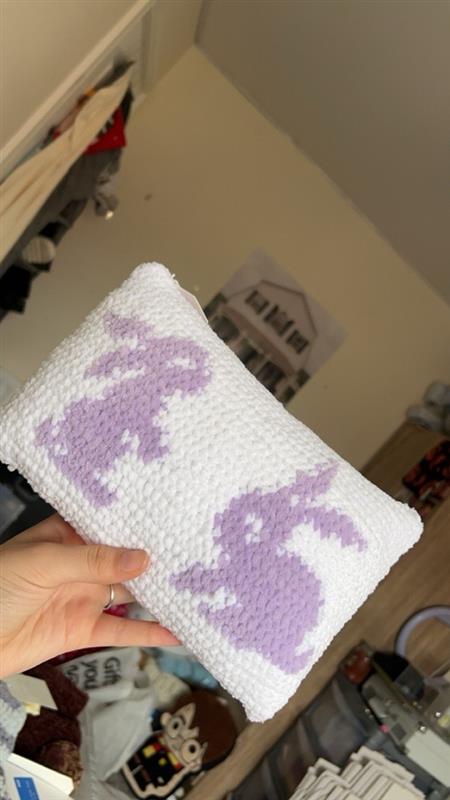Two-Sided Bunny Pillow