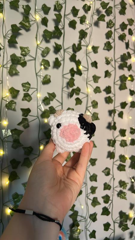 Mini Crochet Cow