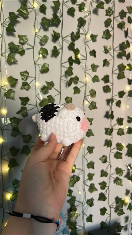 Mini Crochet Cow