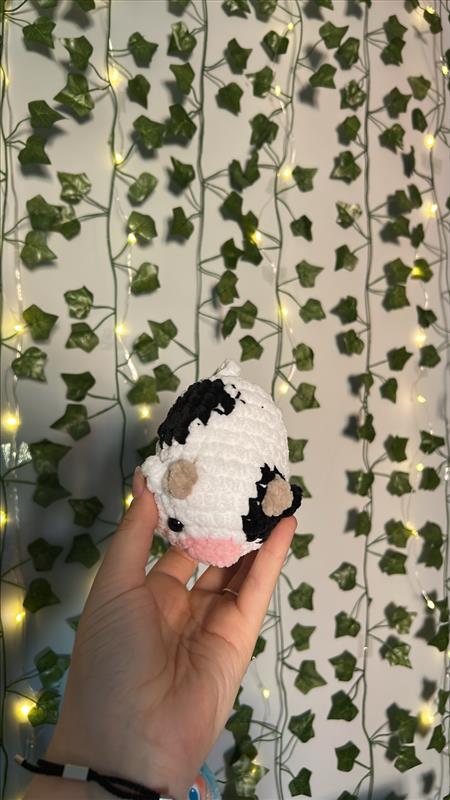 Mini Crochet Cow