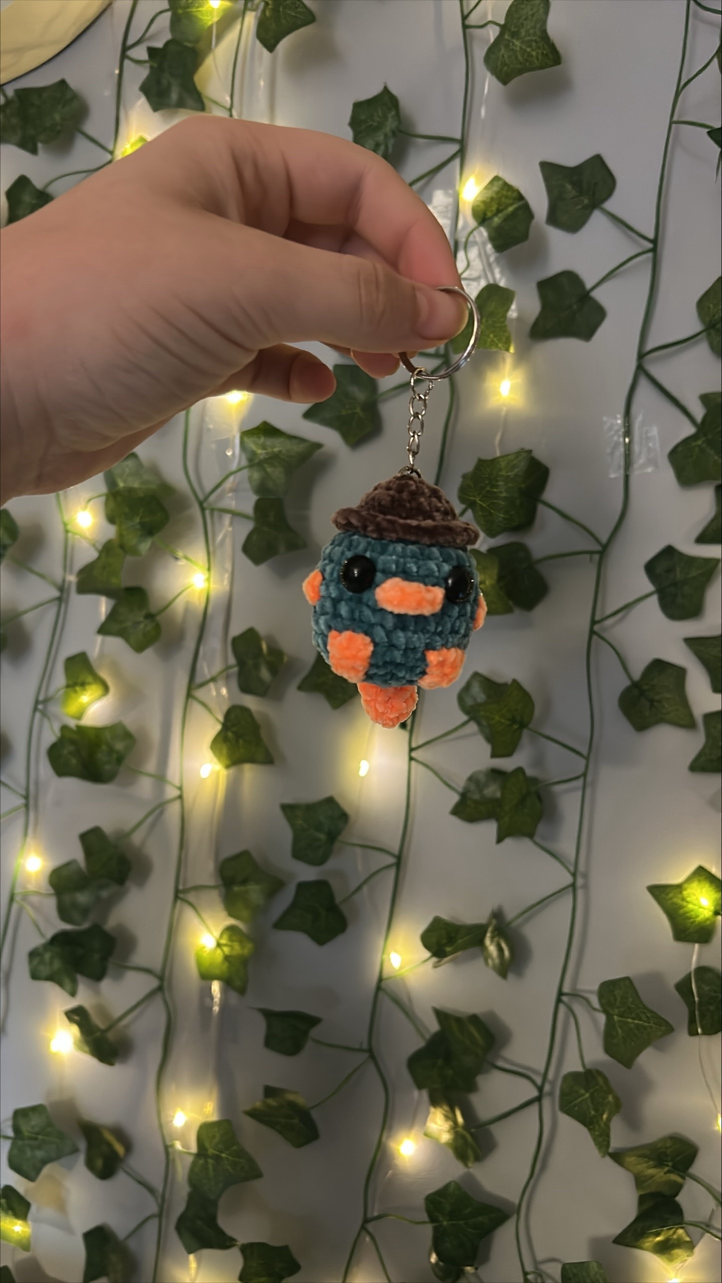Perry the Platypus Crochet Keyring