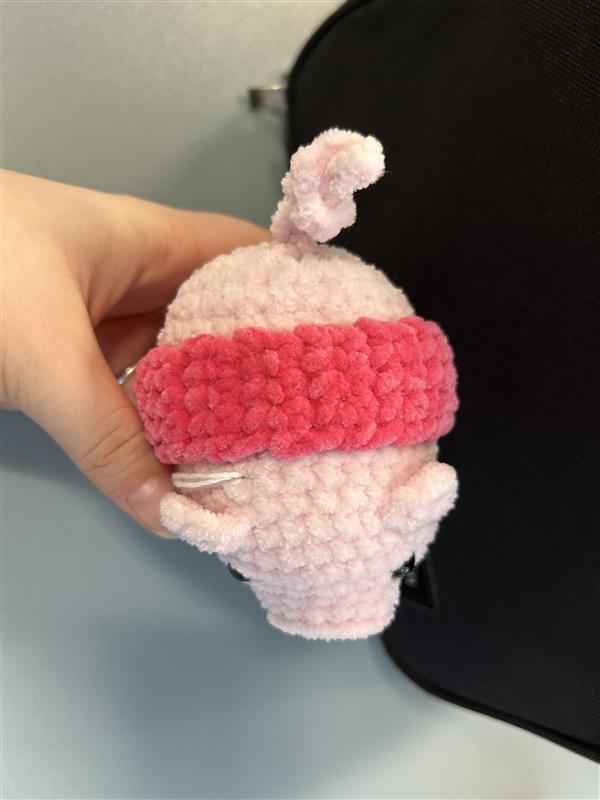 Crochet Pig in Blanket